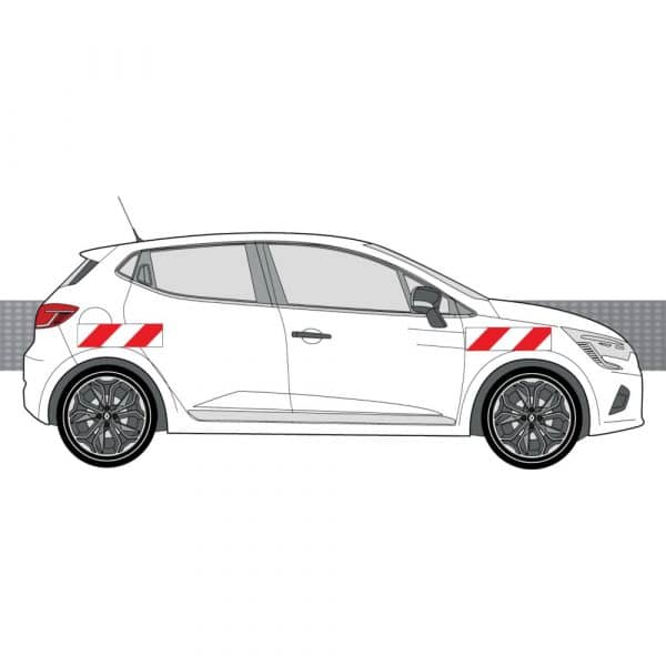 Kit Rouge-Blanc CL. B Standard - RENAULT Clio 5 (2019) – Image 2